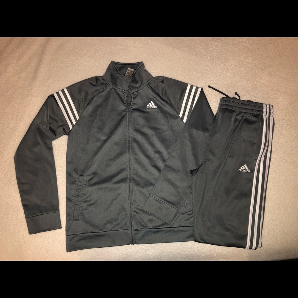 Grey Adidas SweatSuit